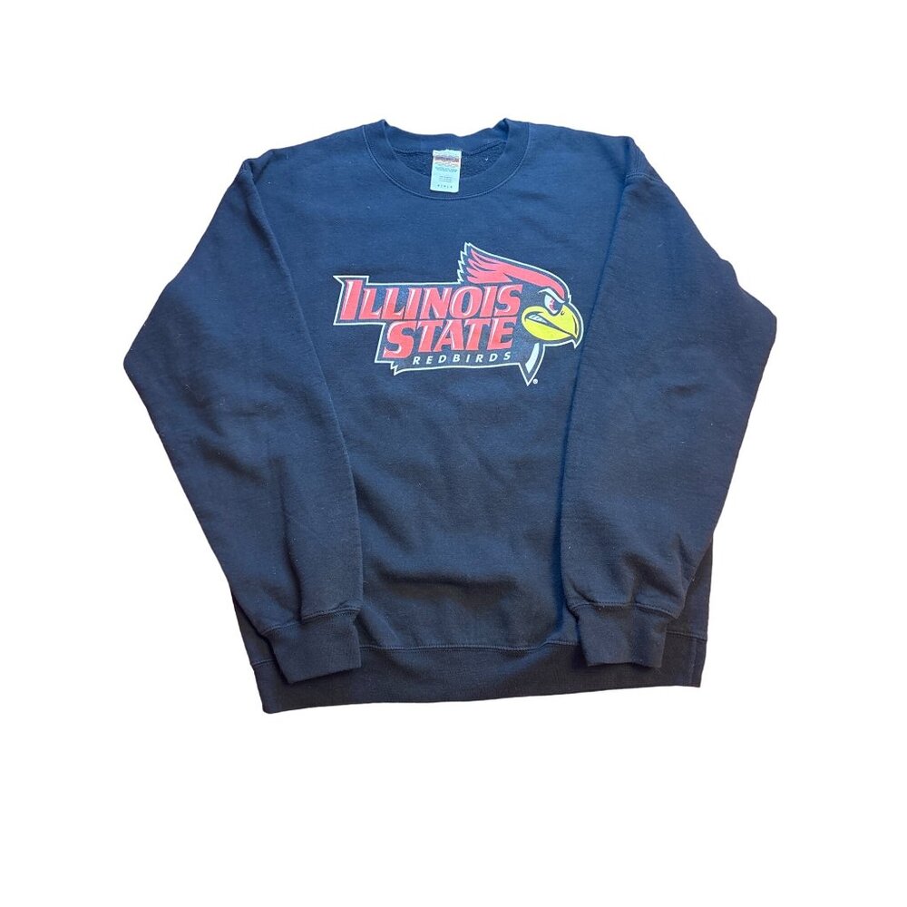 Adult Unisex Mens Gildan Illinois State Redbirds Heavy Blend Sweatshirt Black M